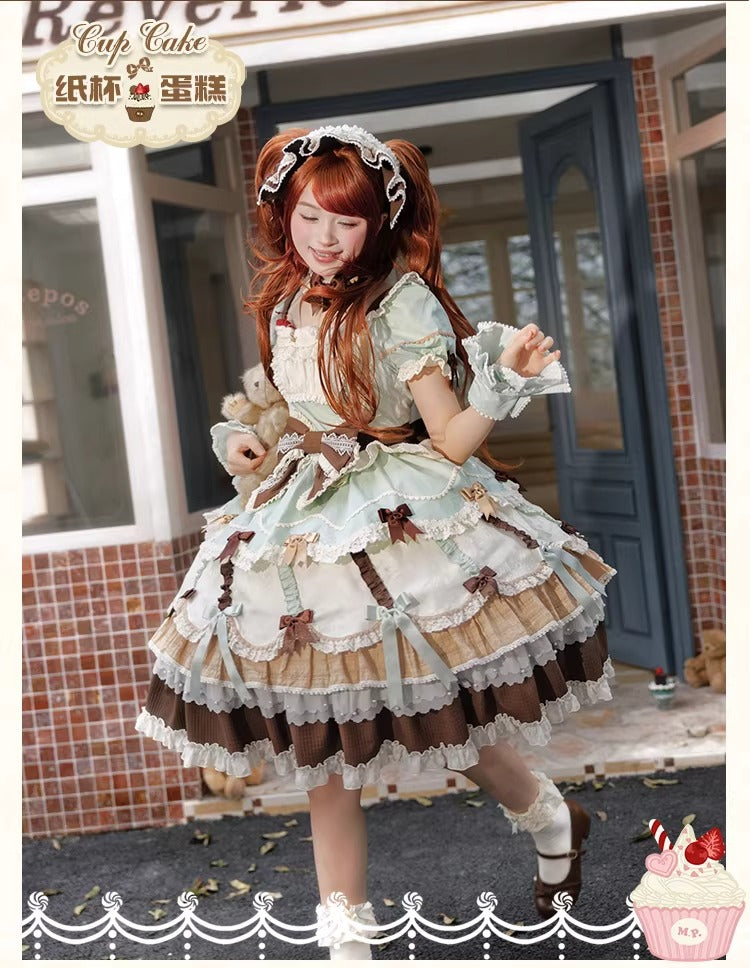 【受注予約~1/26】CupCakes ワンピース【花与珍珠匣】