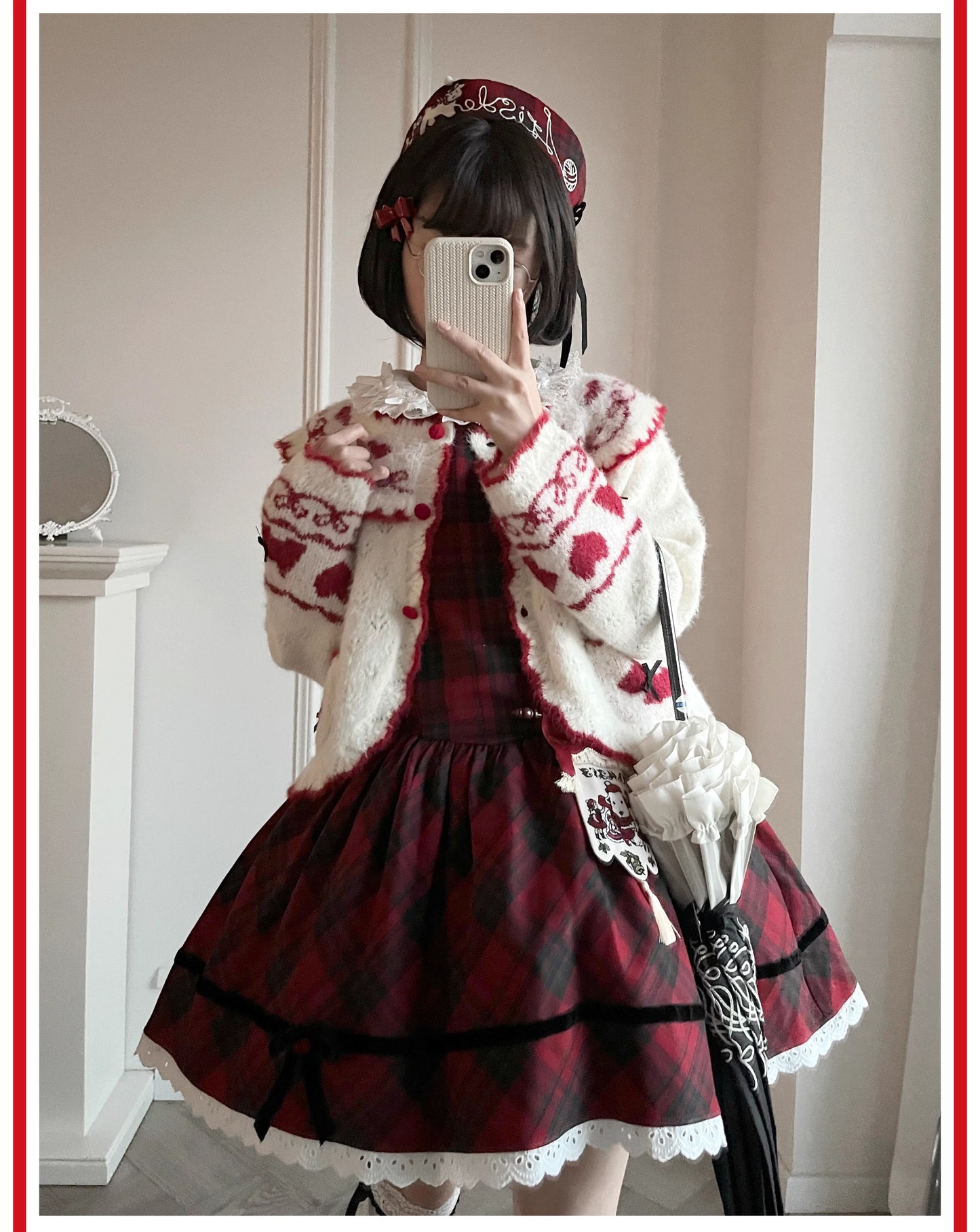 【受注予約~10/30】Puppy and WoolBall カーディガン【iris de nuit】