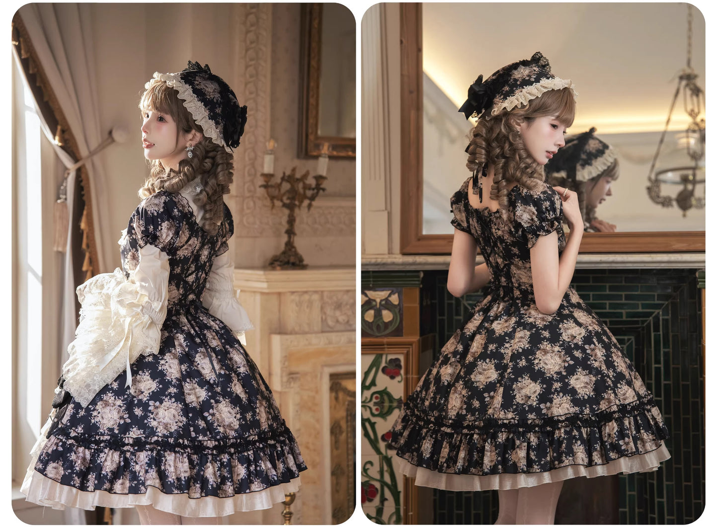 【受注予約~2/15】Black Rose アクセサリー【LittlePlum】