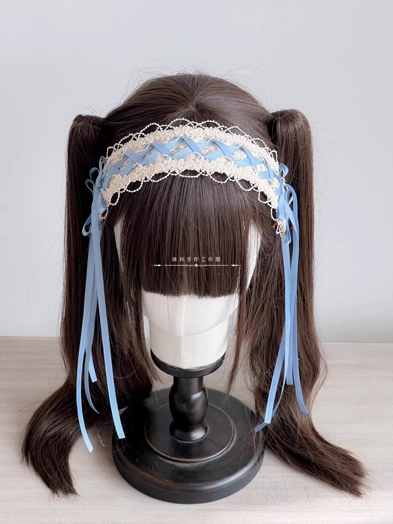 リボンテールヘッドドレス【妹抖手作工作屋】