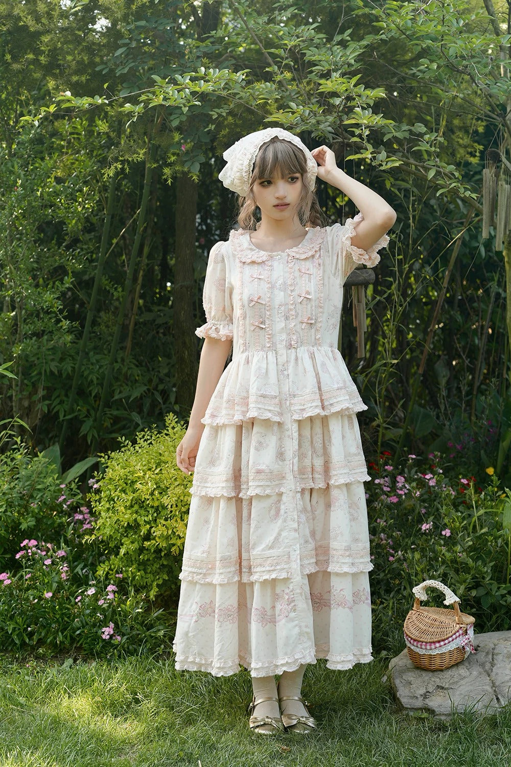 【受注予約~6/11】Blossom Lamb ワンピース(タイプ1)【Miss Point】