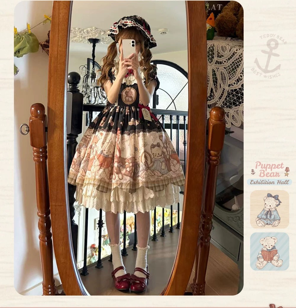 【受注予約~8/4】Teddy Bear Museum ワンピース【First Dream】