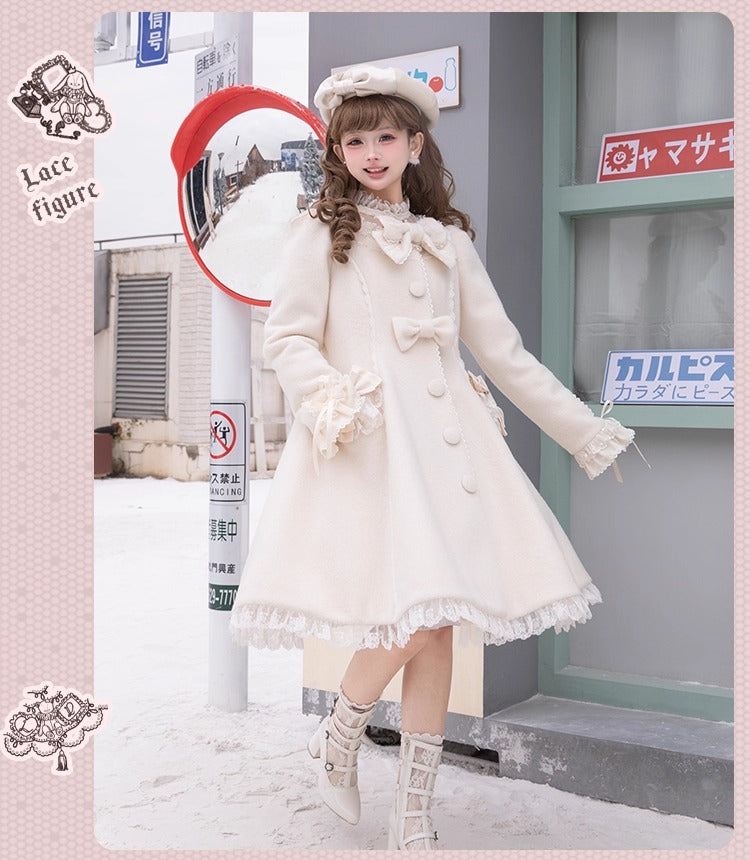 【受注予約~12/23】Race Doll ケープ・コート【花与珍珠匣】