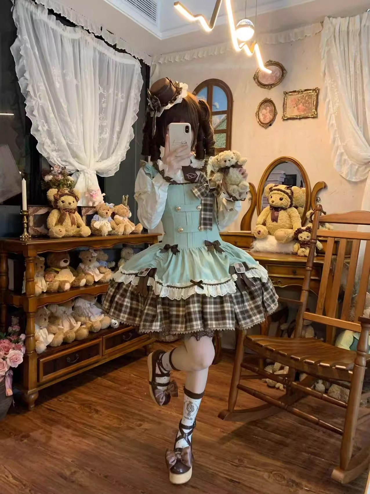 【受注予約~11/27】Cookie Detective ジャンパースカート【MQ】