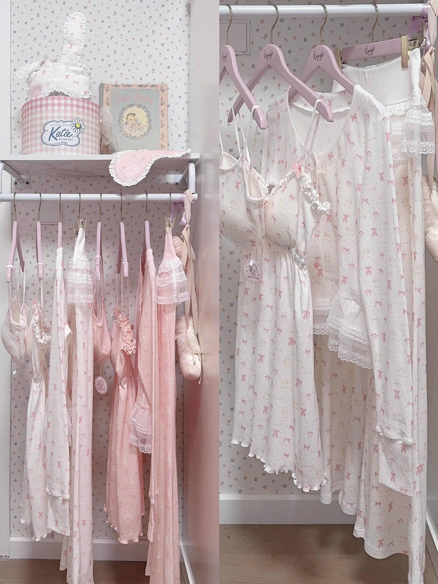 リボンナイトウェア【Sheep Puff】