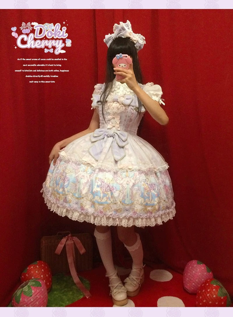 【受注予約~10/29】Paradise Carnival ワンピース・カチューシャセット【Doki Cherry】
