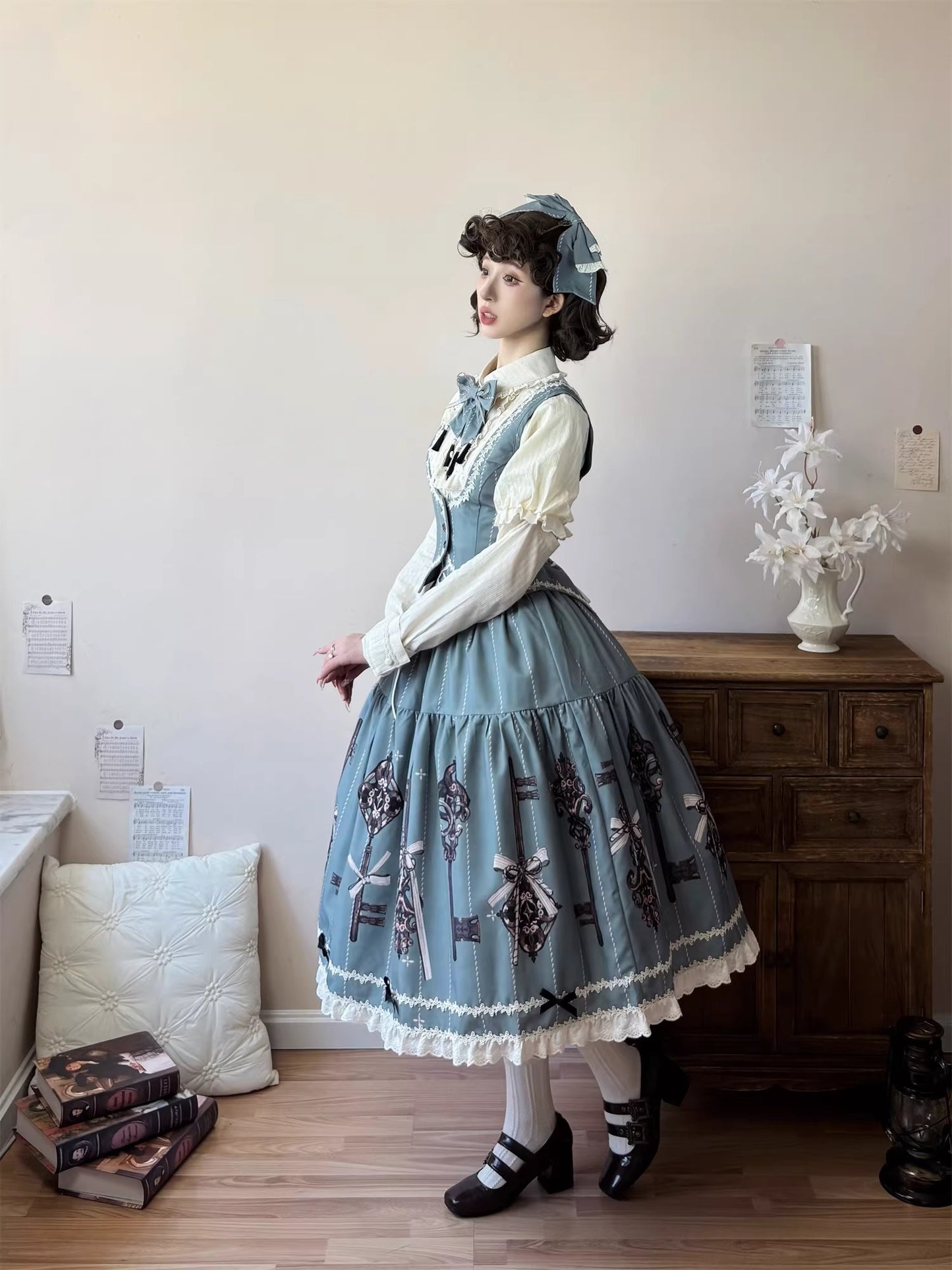 【受注予約~3/18】Secret key ベスト・ブラウス・スカート【Uncle's Workshop】