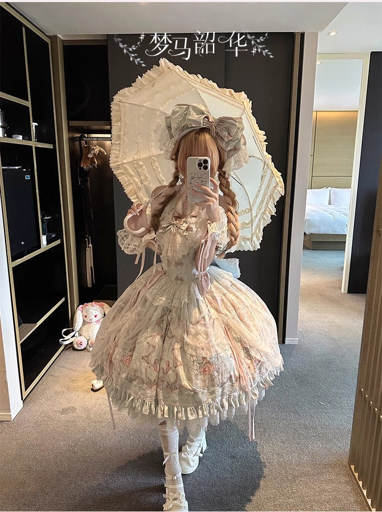 [Pre-orders open until March 18th] Carousel Bloom Dress [Dream Lolita]