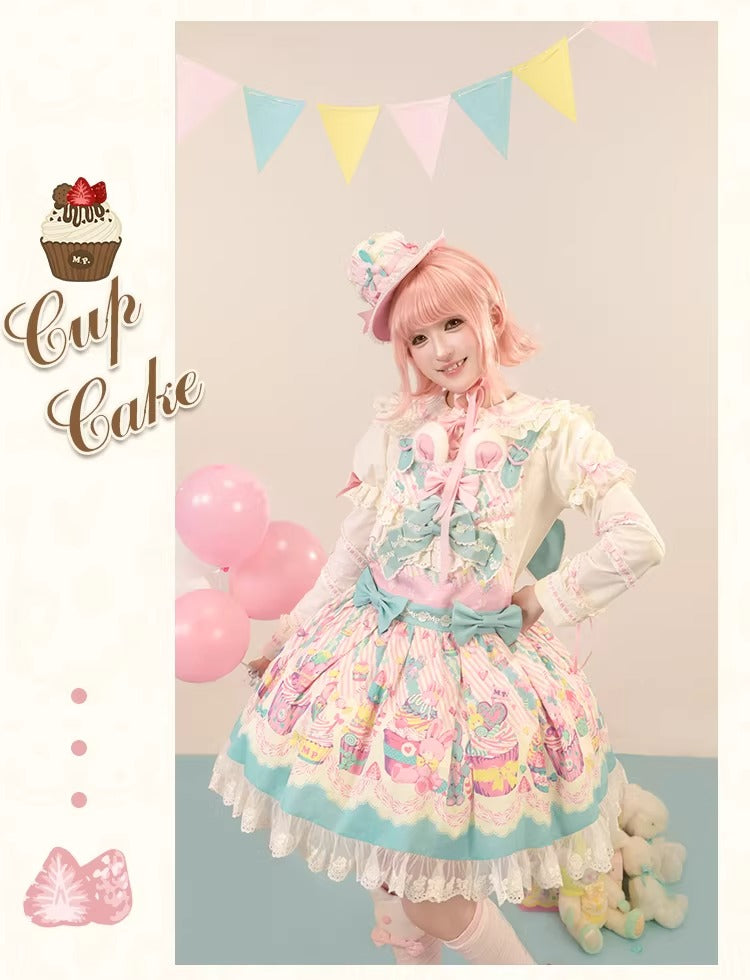 【受注予約~1/26】CupCakes ブラウス【花与珍珠匣】