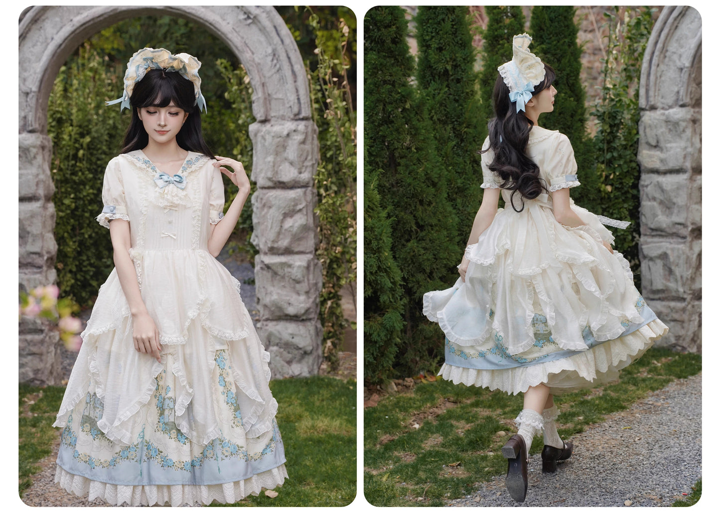 【受注予約~4/16】Rose Greenhouse ワンピース・ジャンパースカート・ブラウス・スカート【LittlePlum】