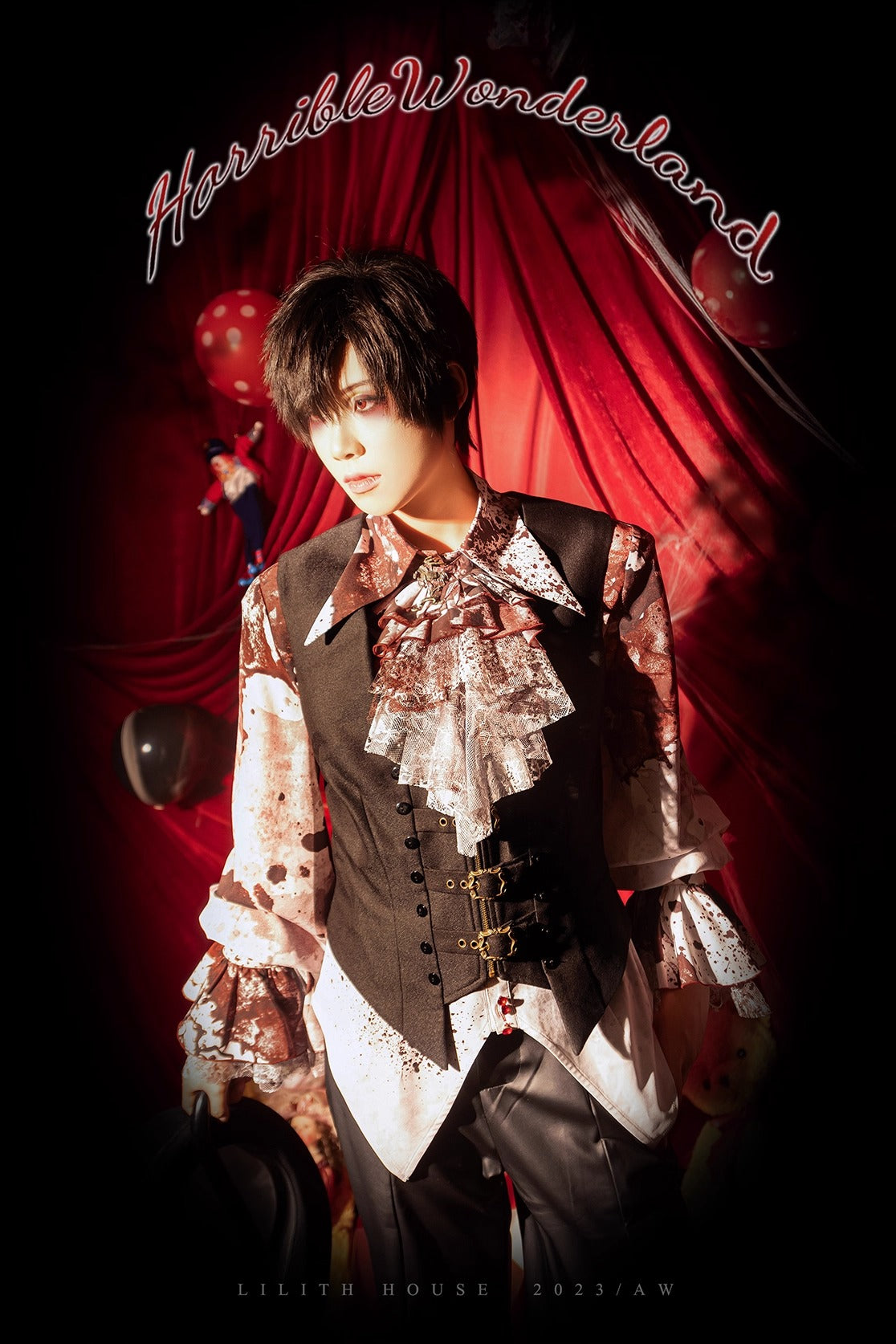 【受注予約~12/10】Horrible Wonderland ブラウス(プリントver.)【Lilith House】