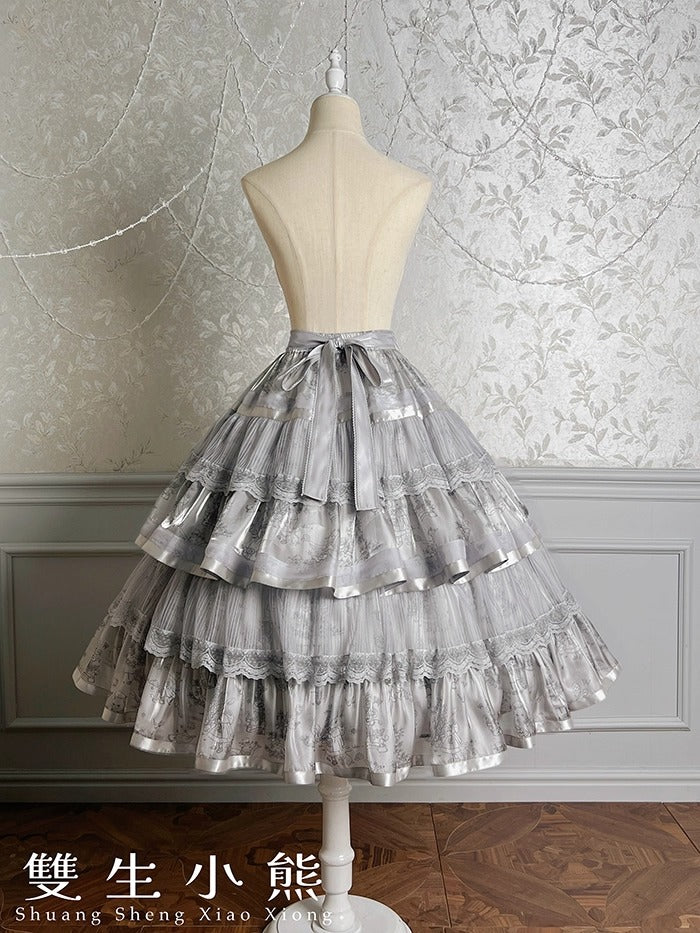 【受注予約~9/11】Gilded Dream トップス・スカート【双生小熊】