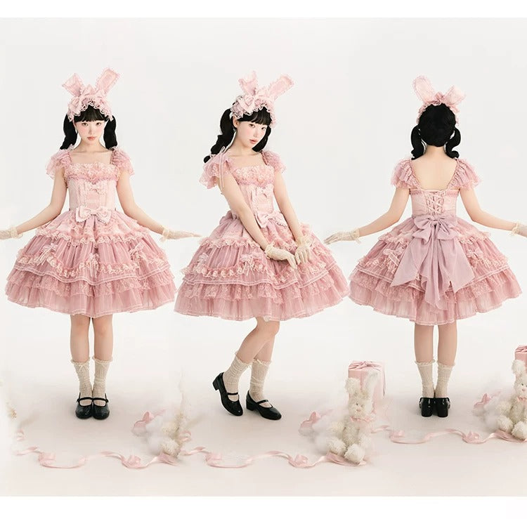 【受注予約~6/16】Ribbon Bunny フルセット【Lineball Cat】