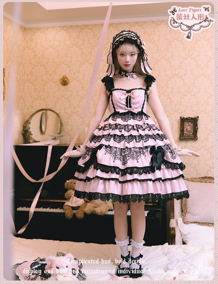 【受注予約~12/23】Race Doll ジャンパースカート(タイプ2)【花与珍珠匣】