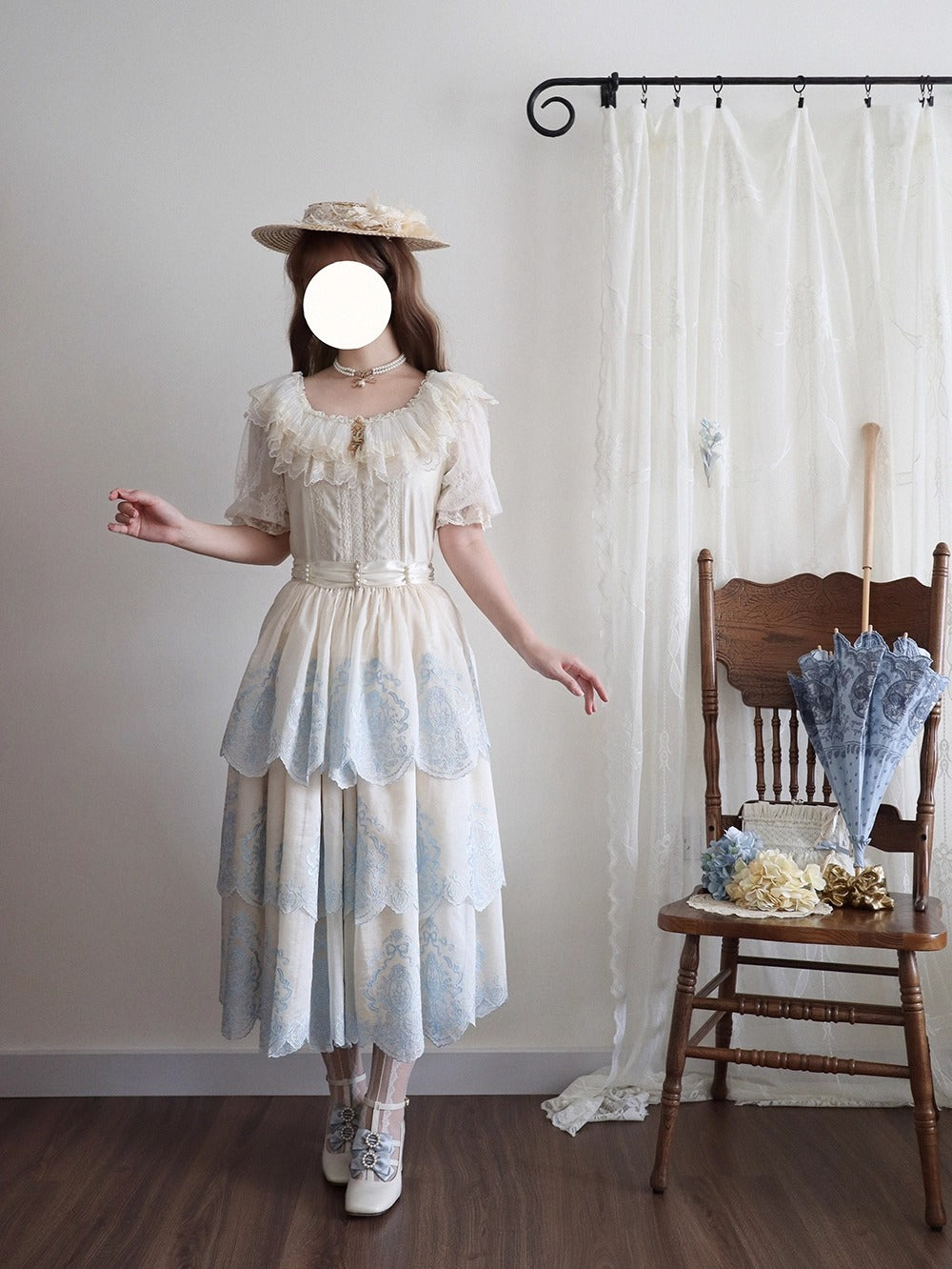 【受注予約~9/25】Point Gardens スカート【Miss Point】