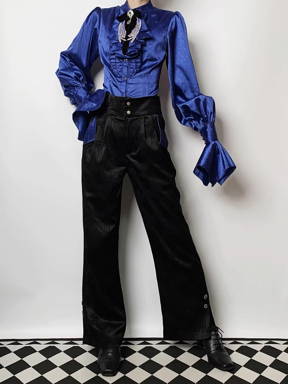 【受注予約~2/24】Returning on a Moonlit Night パンツ【Miss Point】