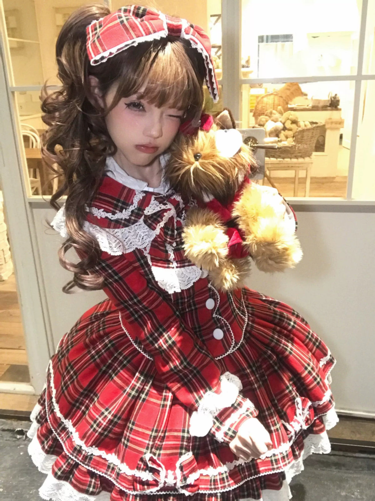【受注予約~10/25】クリスマスリボン カチューシャ【Sugar Cookies】