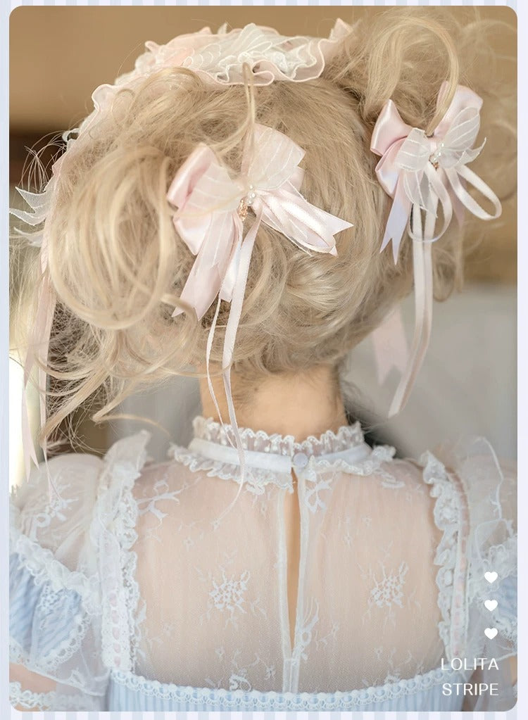 【受注予約~8/3】Striped Maiden アクセサリー【花与珍珠匣】