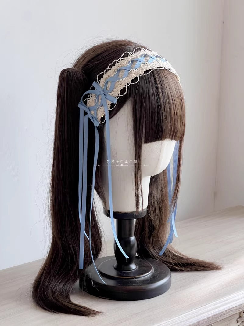リボンテールヘッドドレス【妹抖手作工作屋】
