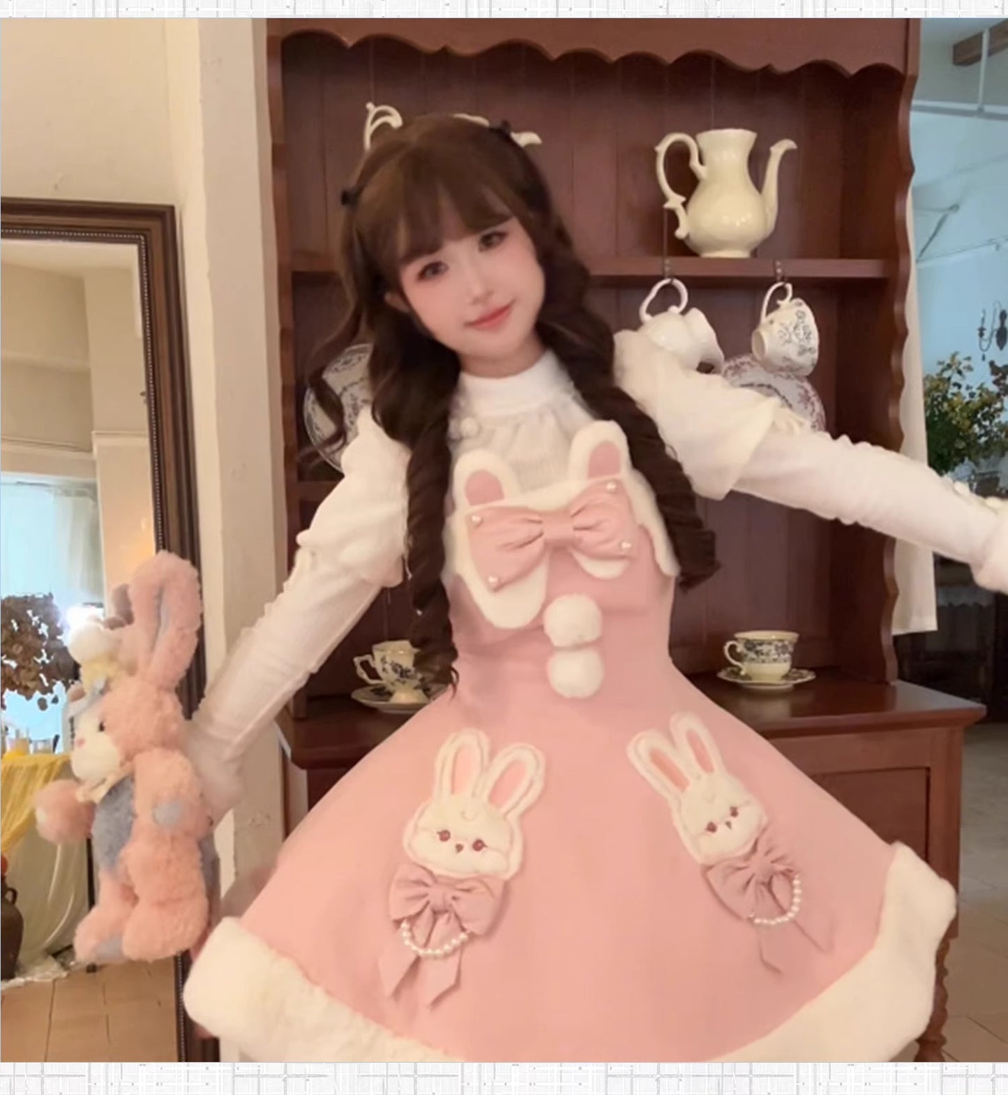 【受注予約~10/20】Champs Messenger ジャンパースカート・インナートップス【LizBird】