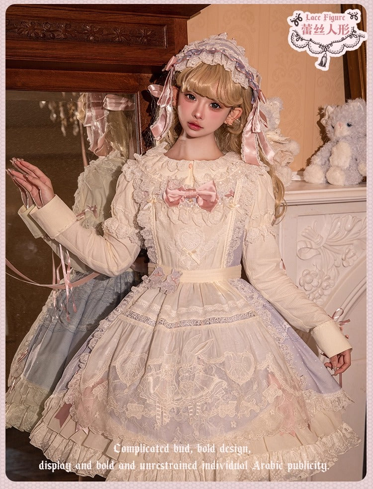 【受注予約~12/23】Race Doll エプロン【花与珍珠匣】