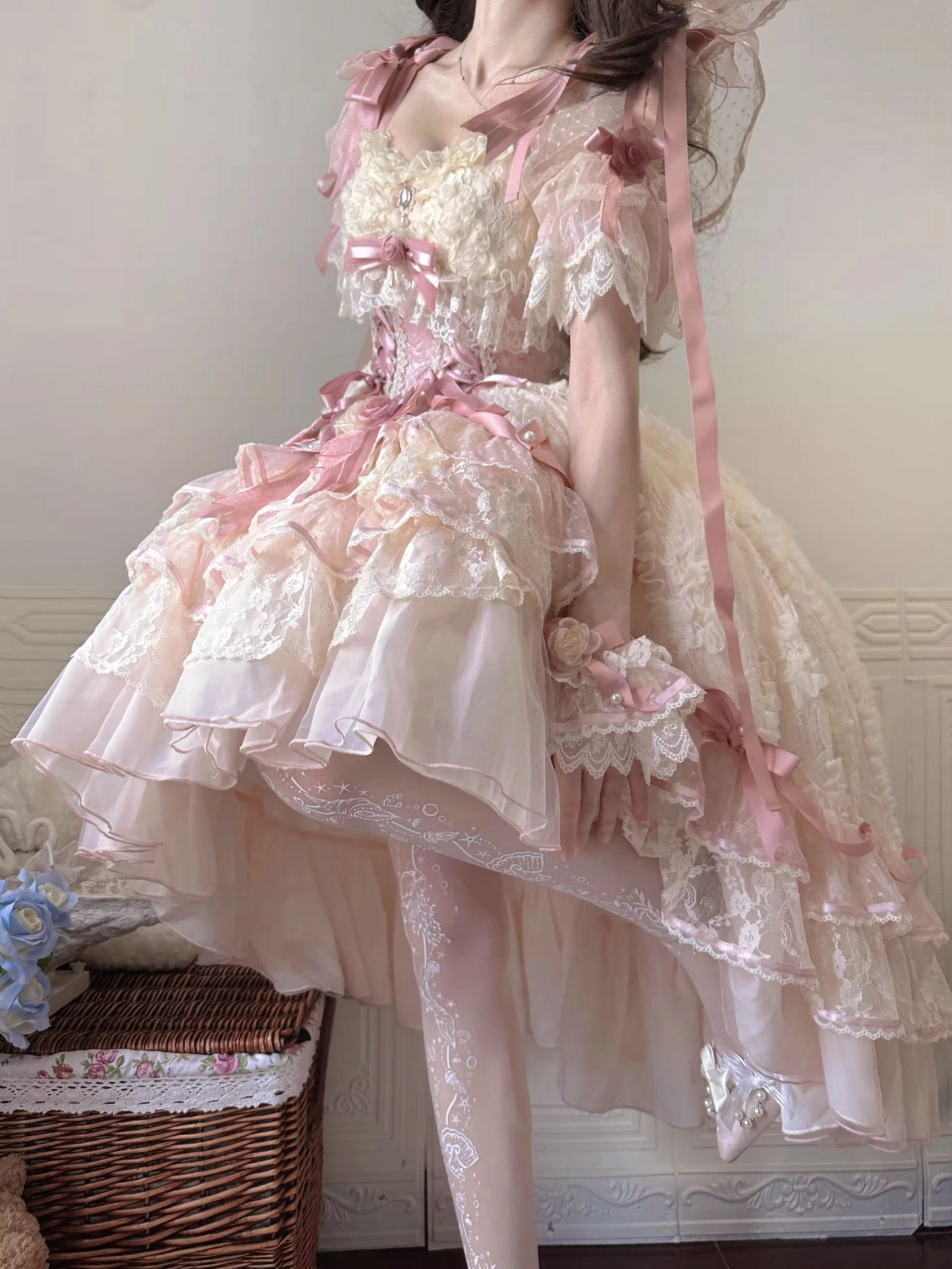 【受注予約~11/20】Diane Rose ワンピース【咩耶】