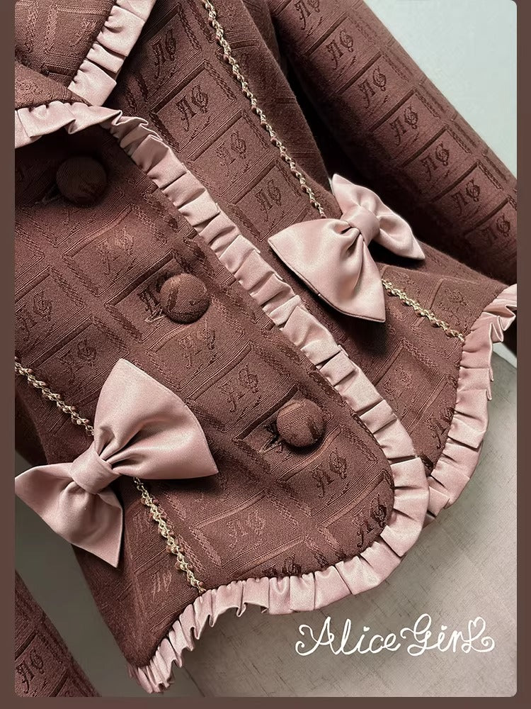 【受注予約~3/3】Chocolate Bear ジャケット・ブラウス【Alice Girl】