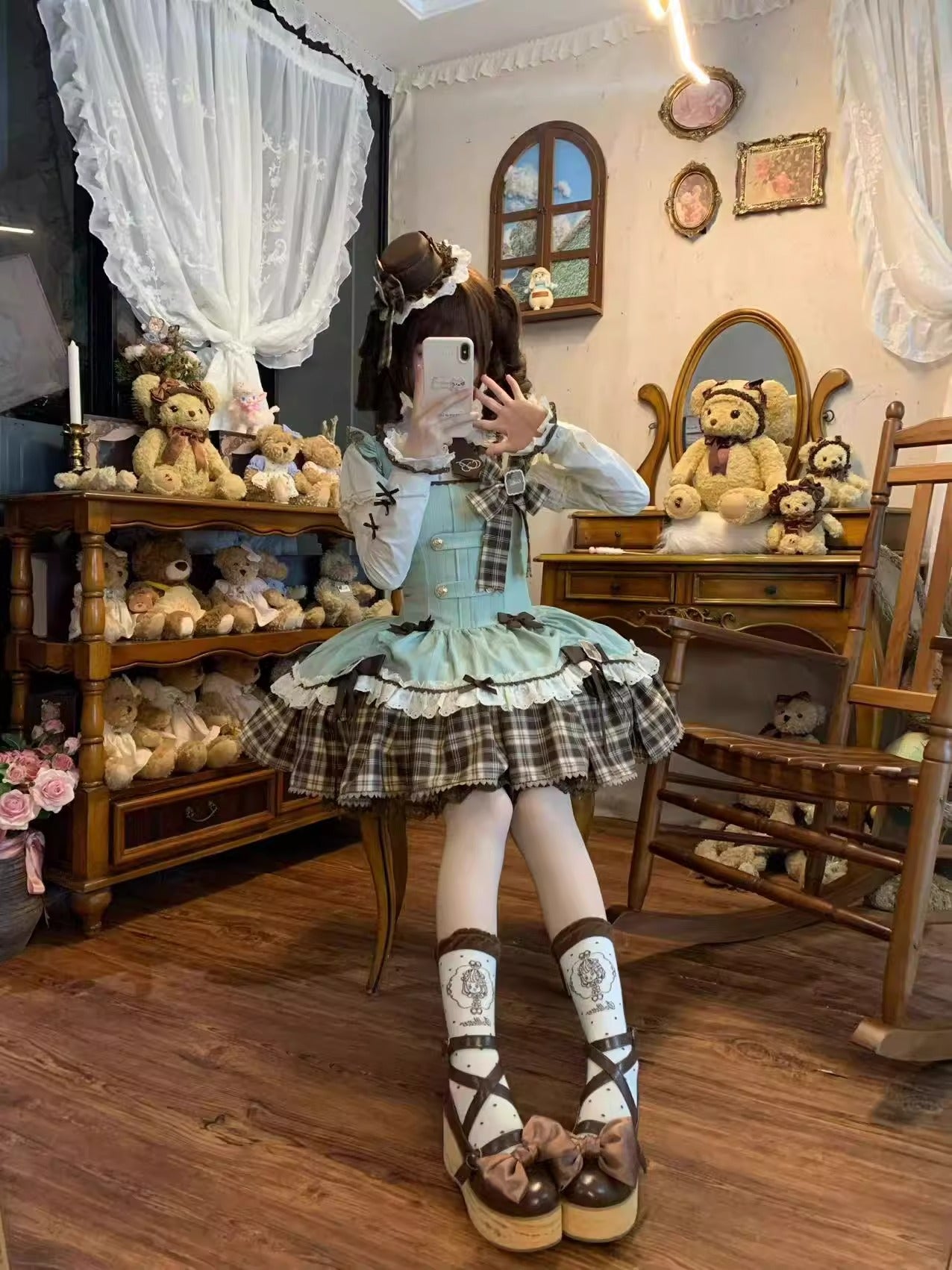 【受注予約~11/27】Cookie Detective ジャンパースカート【MQ】