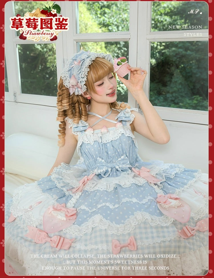 【受注予約~11/18】Strawberry Cake Illustration アクセサリー【花与珍珠匣】