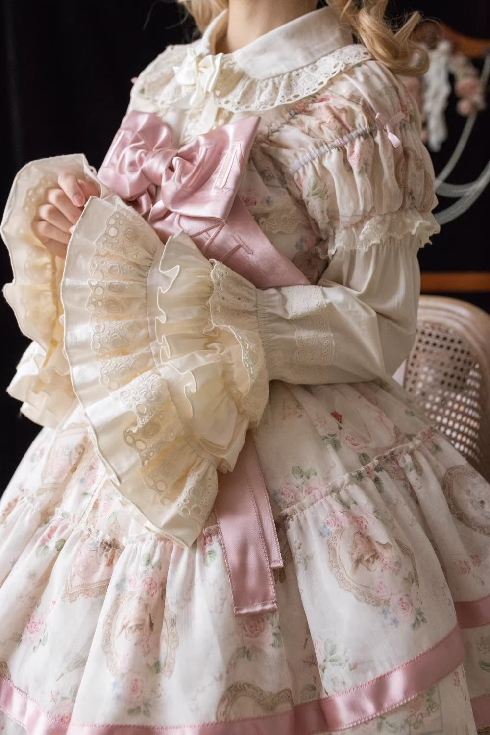 【受注予約~3/5】Victoria Cat ブラウス・カーディガン【Moon River】