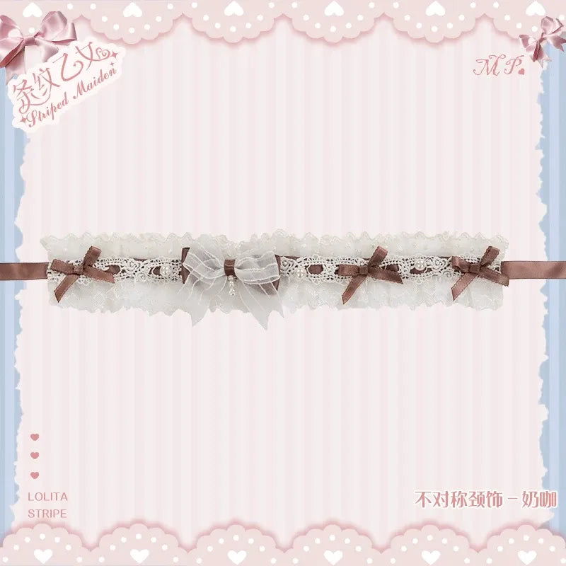 【受注予約~8/3】Striped Maiden アクセサリー【花与珍珠匣】