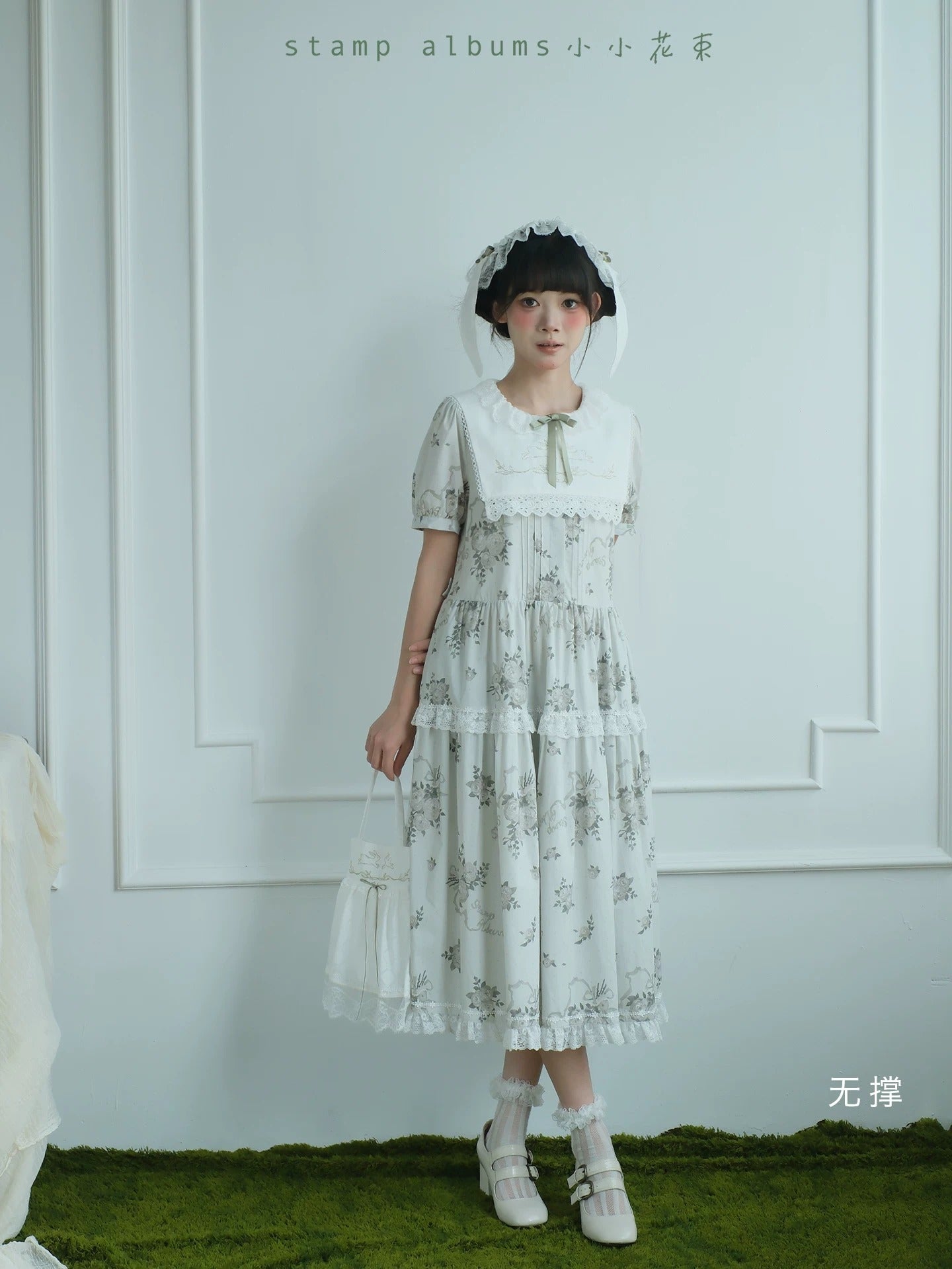 【受注予約~7/2】Petit Bouquet ワンピース・ジャンパースカート【Stamp Albums】