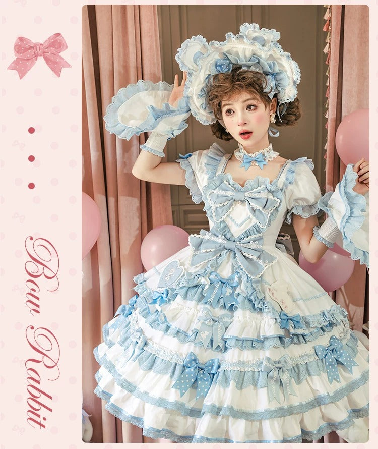Bow Rabbit ワンピース【Melliflorpearl】