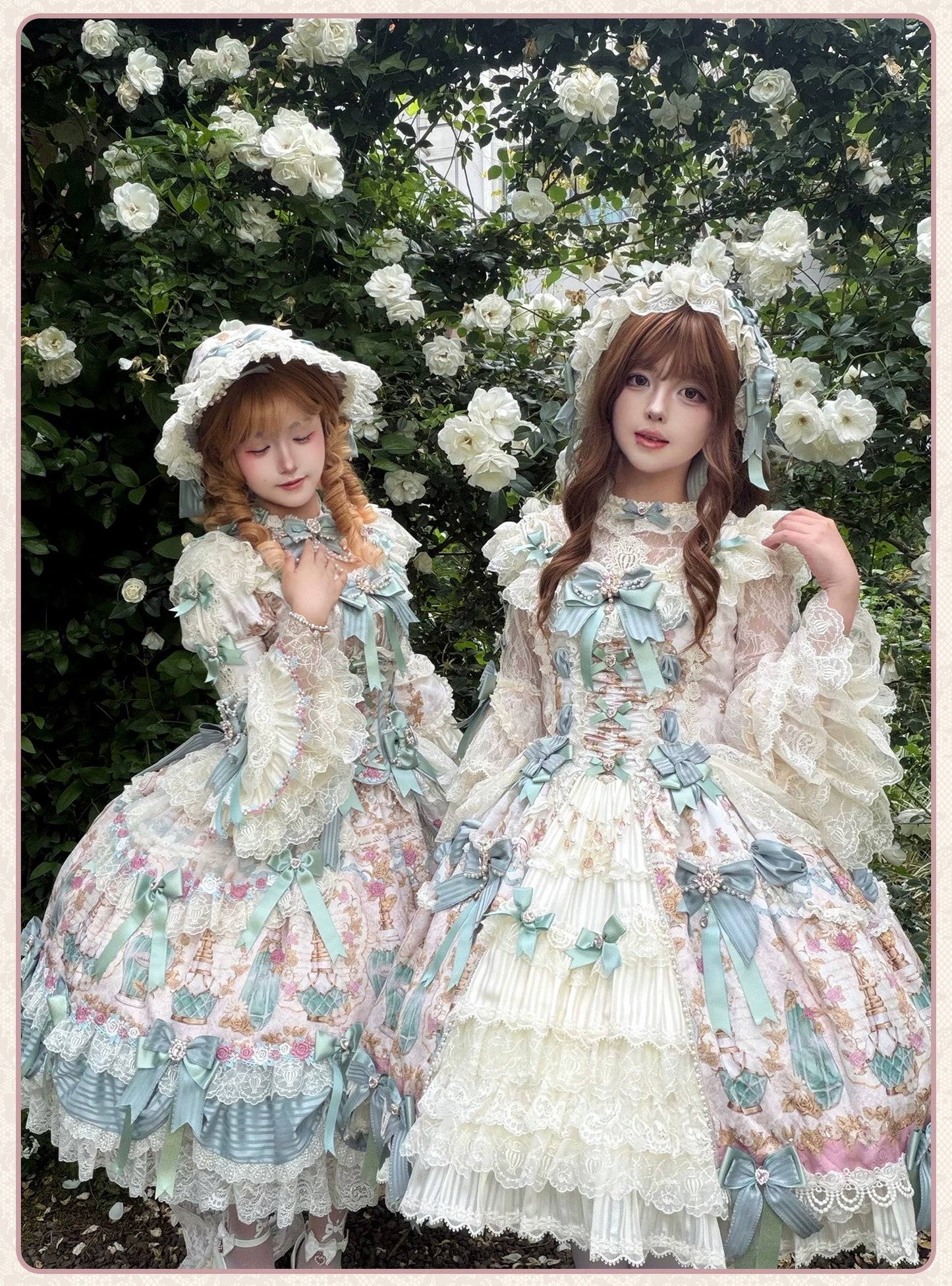 【受注予約~6/16】Antique Jewel Fragrance ジャンパースカート・フルセット【双生小熊】