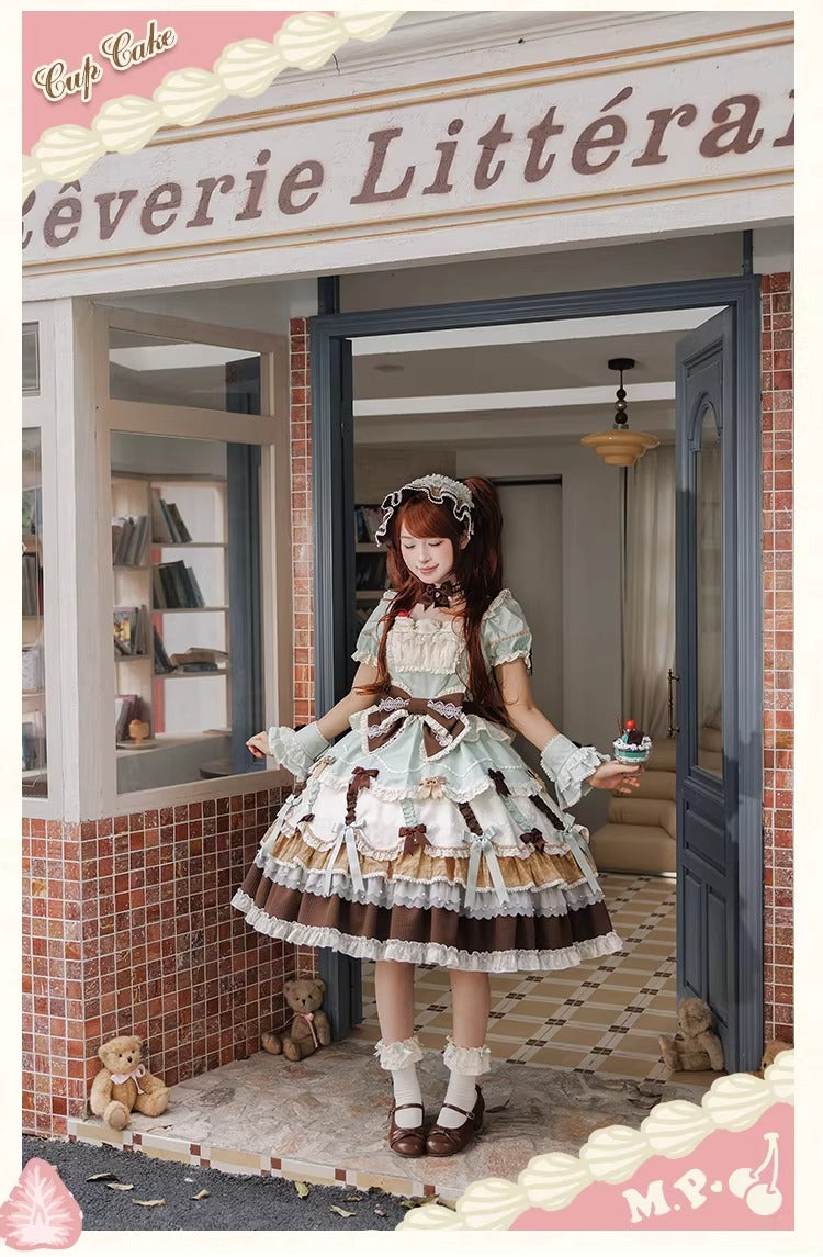 【受注予約~1/26】CupCakes ワンピース【花与珍珠匣】