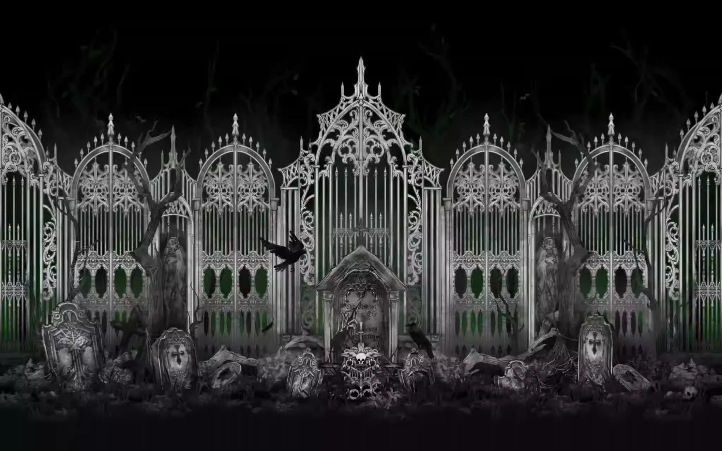 【受注予約~4/16】Crow Shadow Cemetery スカート(タイプ２)【GalaxyKey】