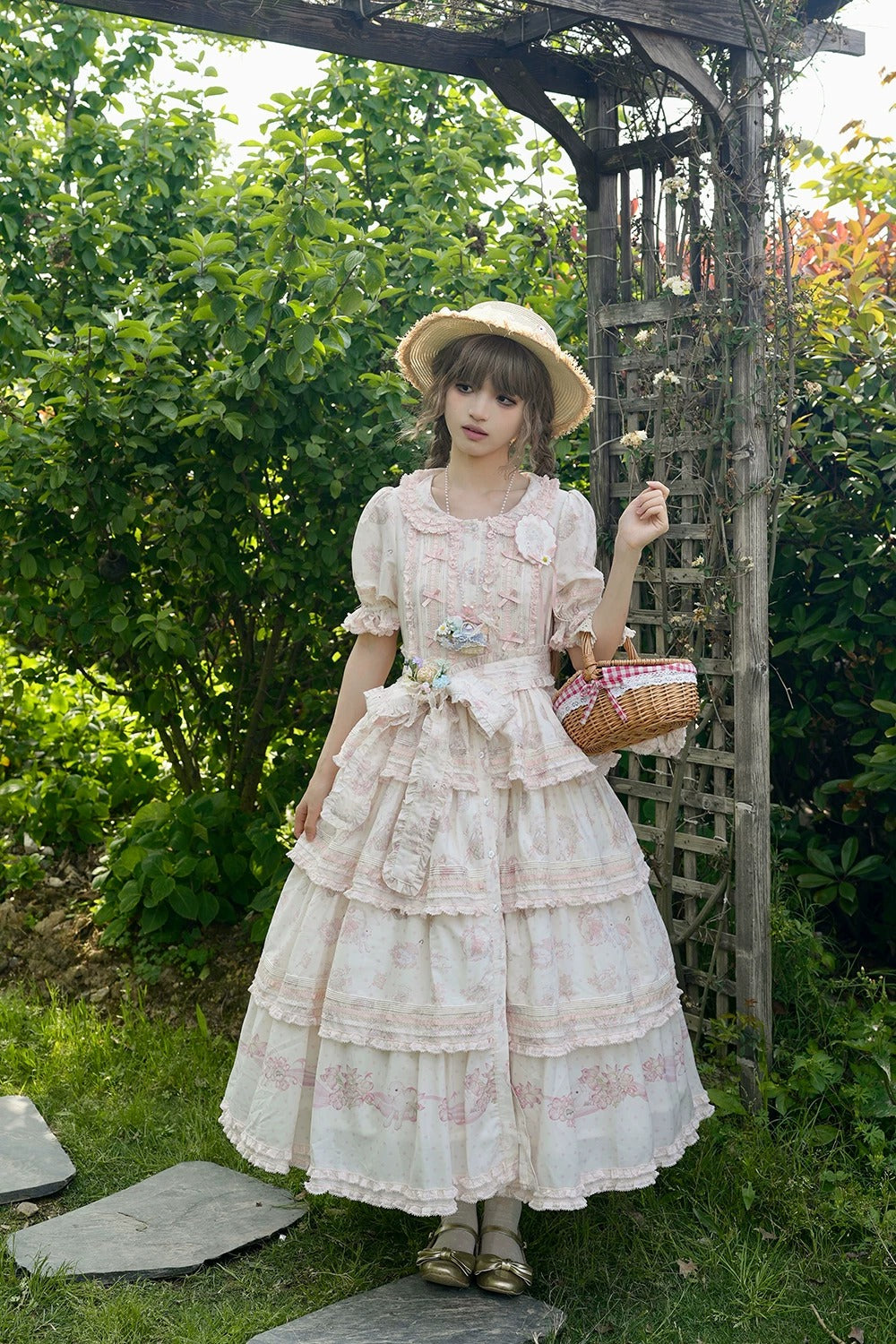 【受注予約~6/11】Blossom Lamb ワンピース(タイプ1)【Miss Point】