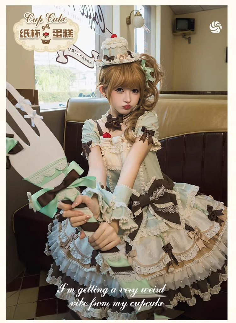 【受注予約~1/26】CupCakes ワンピース【花与珍珠匣】