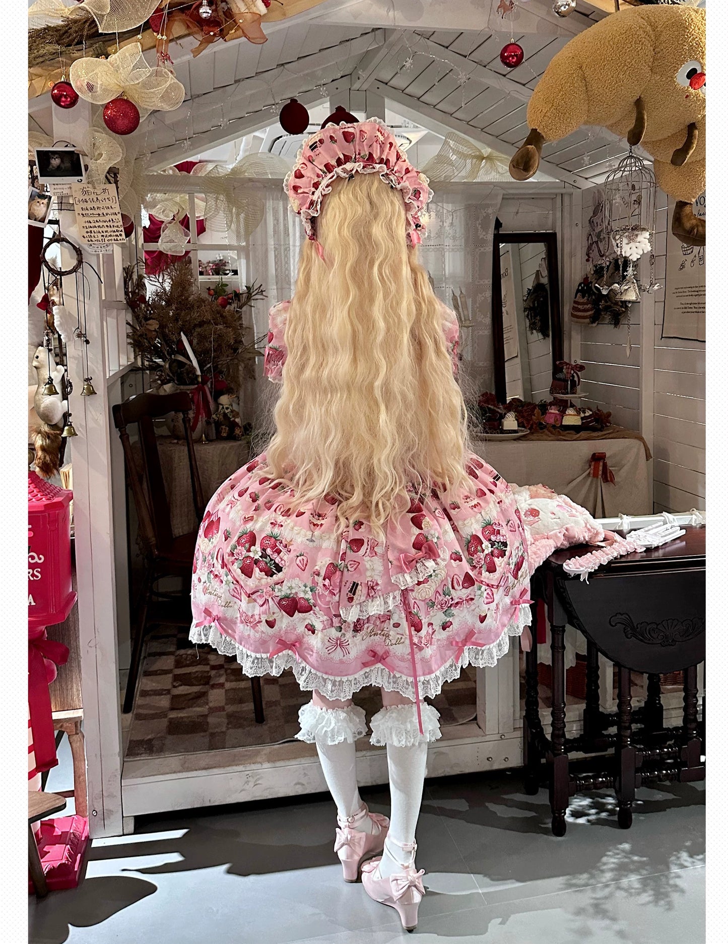 Strawberry Birthday Cake ワンピース・フルセット(半袖ver.)【Antique Doll】
