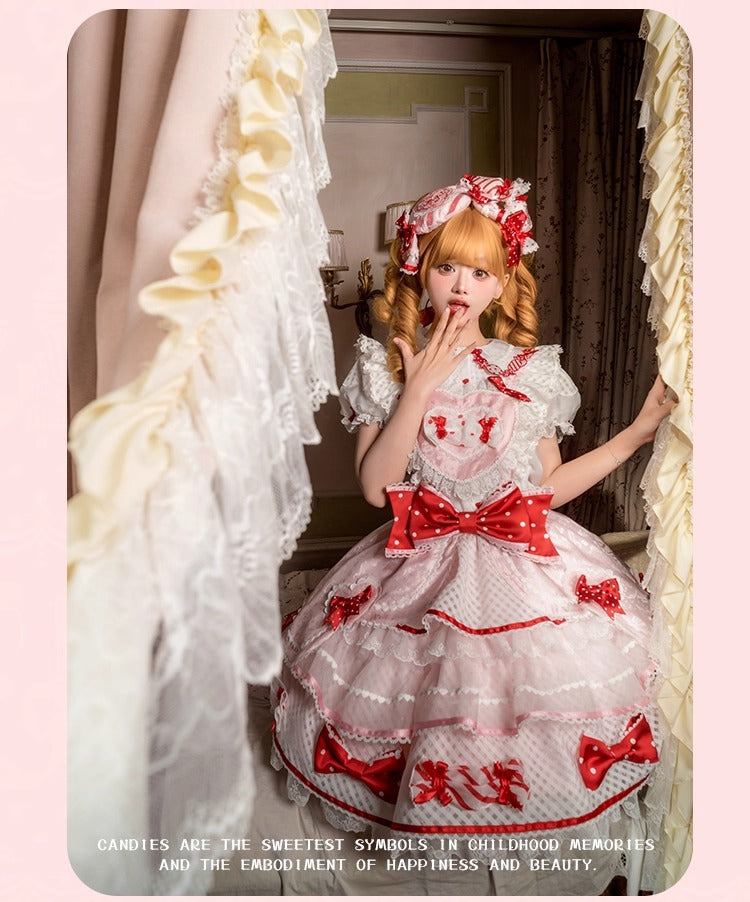 【受注予約~12/8】Candy Wrapper トップス・スカート【花与珍珠匣】