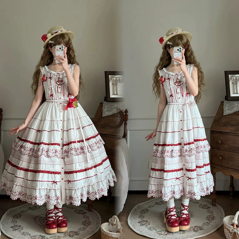 【受注予約~7/23】Orchard of the Four Seasons ジャンパースカート【Miss Point】