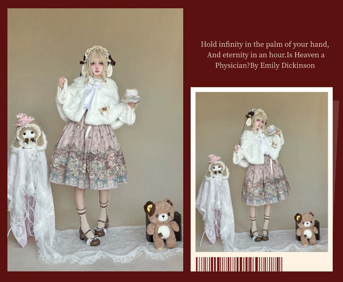 Bear's Tea Party サスペンダースカート【千木】