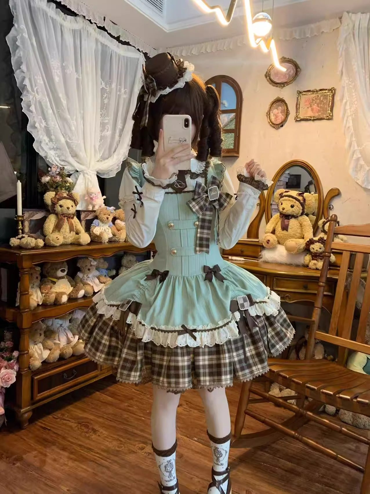 【受注予約~11/27】Cookie Detective ジャンパースカート【MQ】