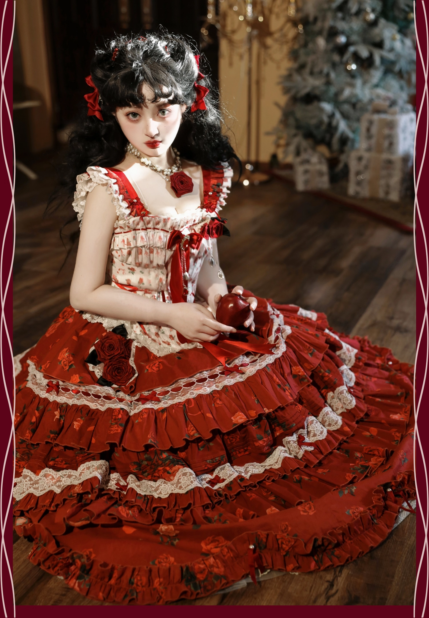 【受注予約~2/18】Little Rose ワンピース【signorina】