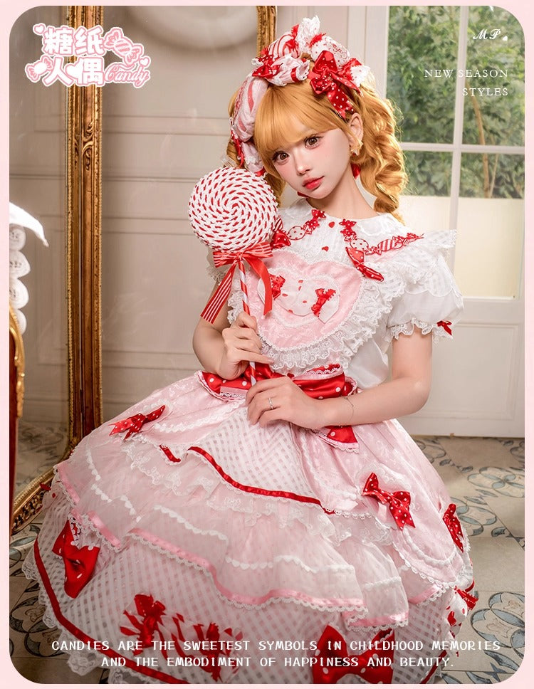 【受注予約~12/8】Candy Wrapper トップス・スカート【花与珍珠匣】