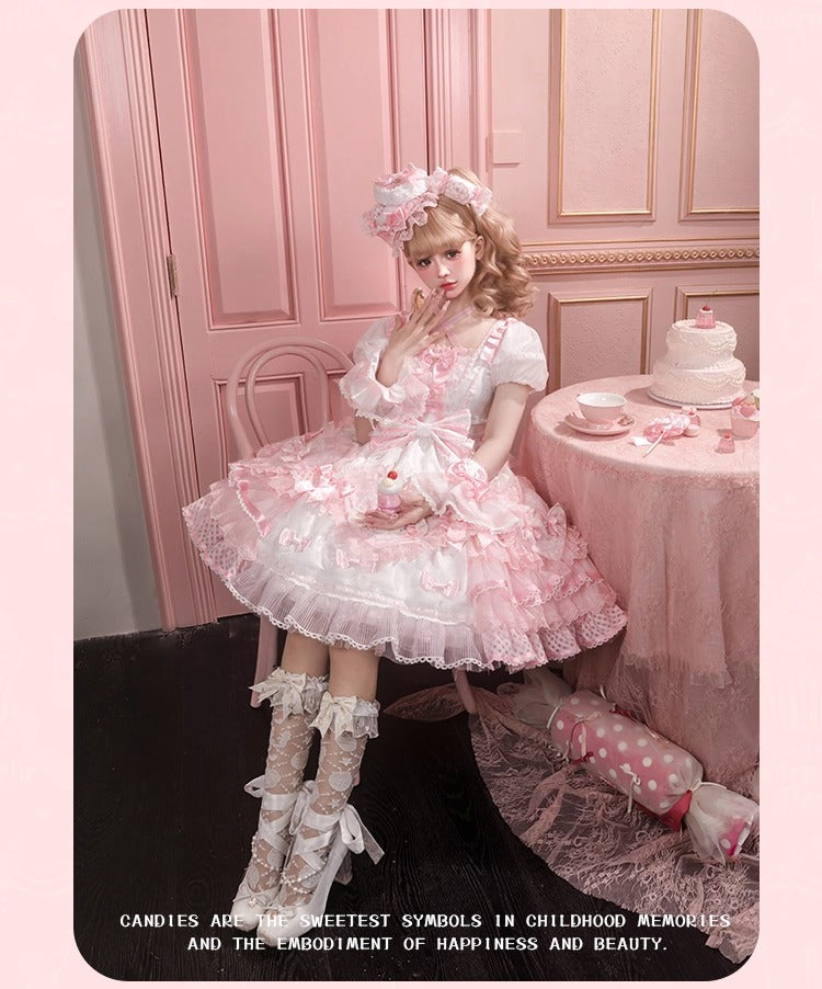 【受注予約~12/8】Candy Wrapper ワンピース【花与珍珠匣】