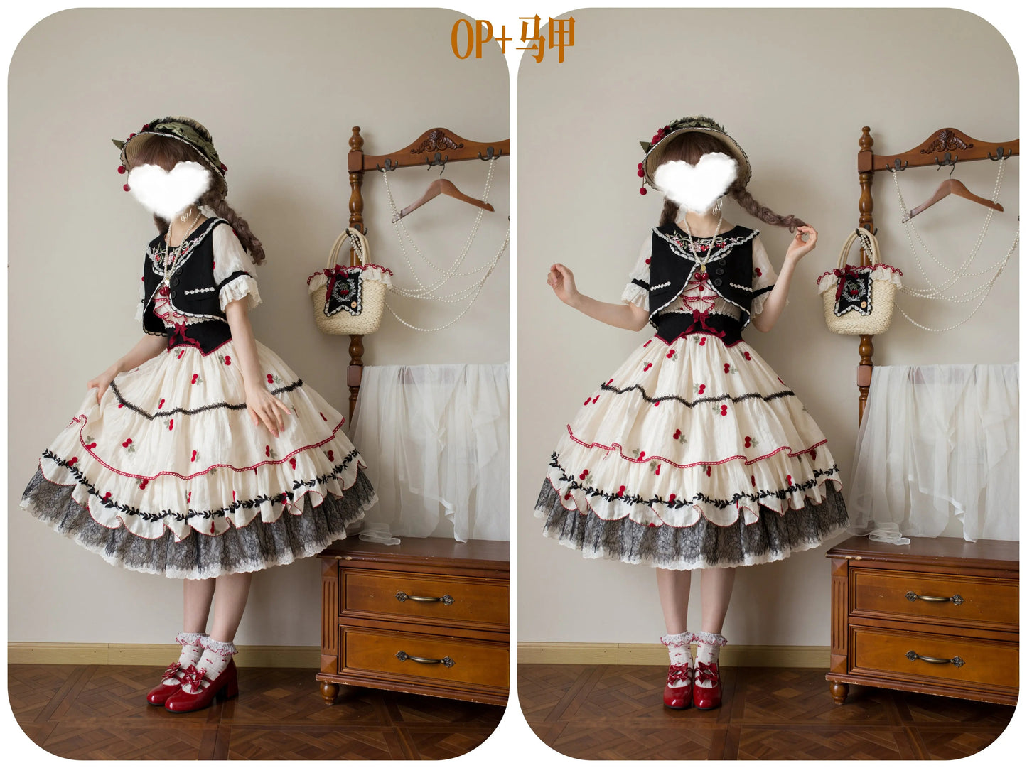 【受注予約~5/28】Cherry Baileys ワンピース・フルセット【Peony】