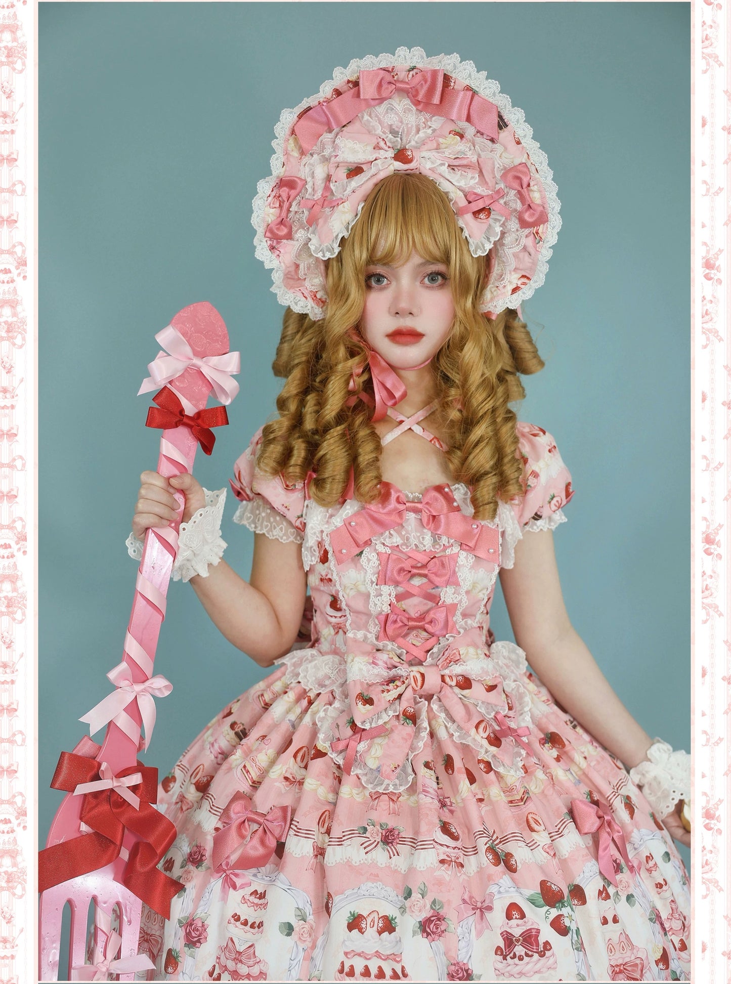 【受注予約~9/28】イチゴと花束 3.0 アクセサリー【Antique Doll】