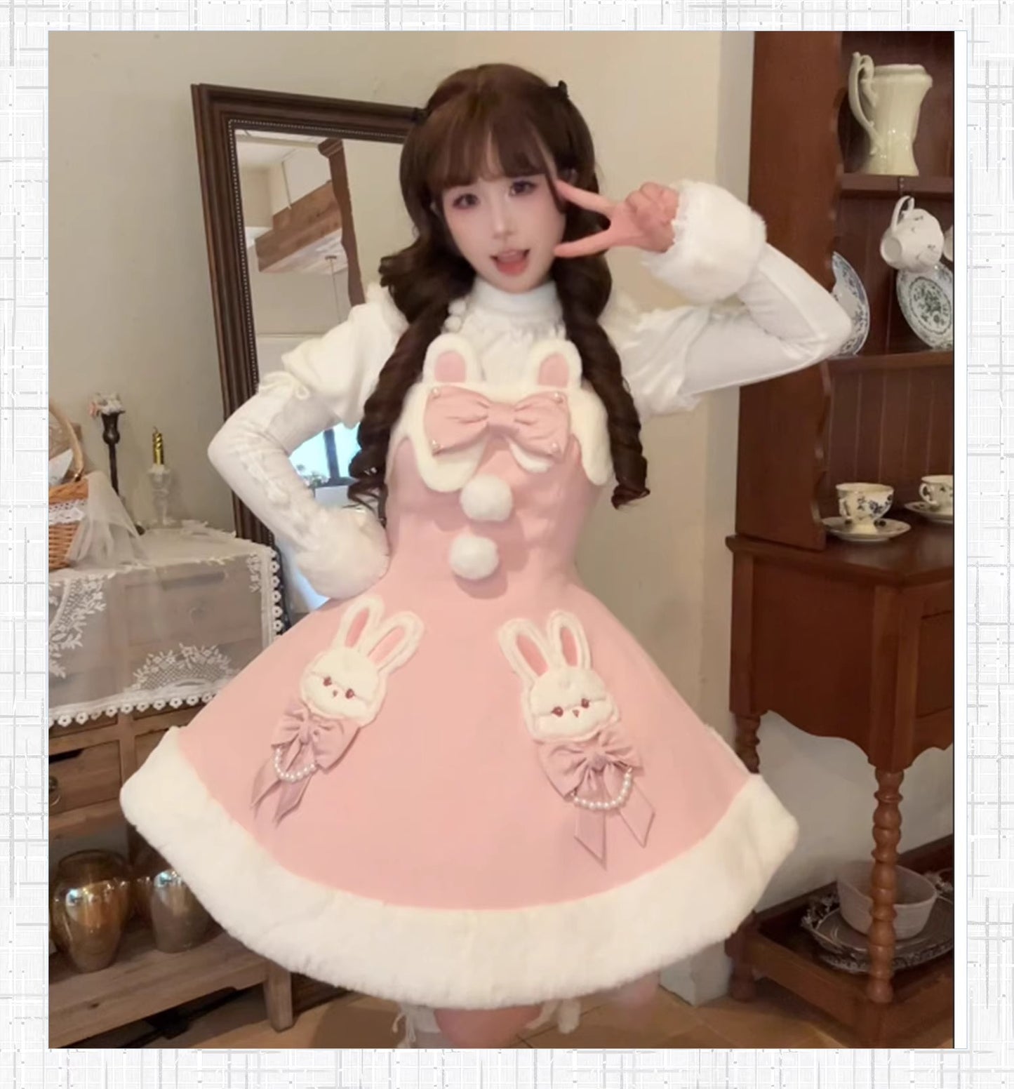 【受注予約~10/20】Champs Messenger ジャンパースカート・インナートップス【LizBird】