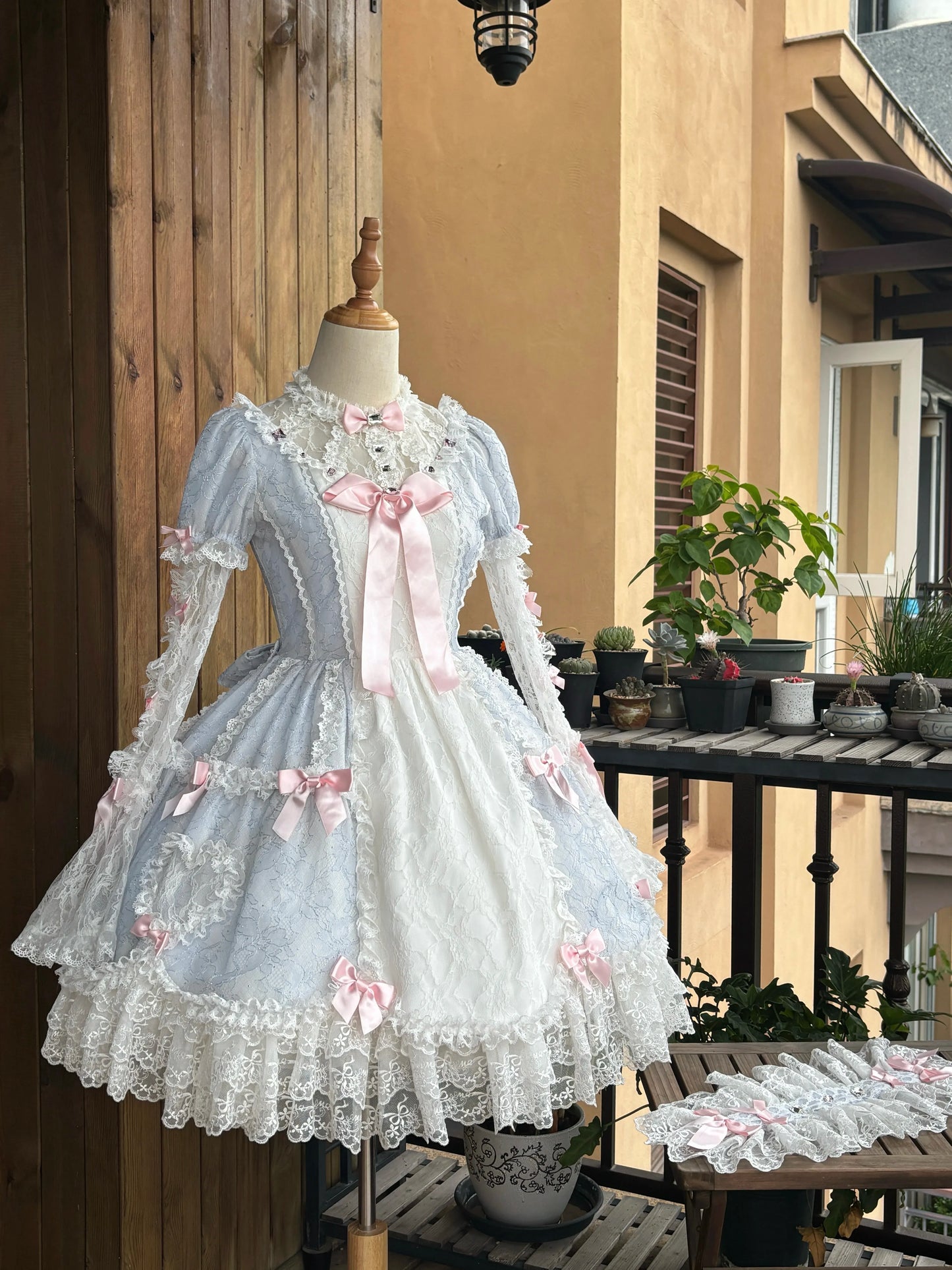 【受注予約~7/2】Lacy Doll ワンピース【MQ】